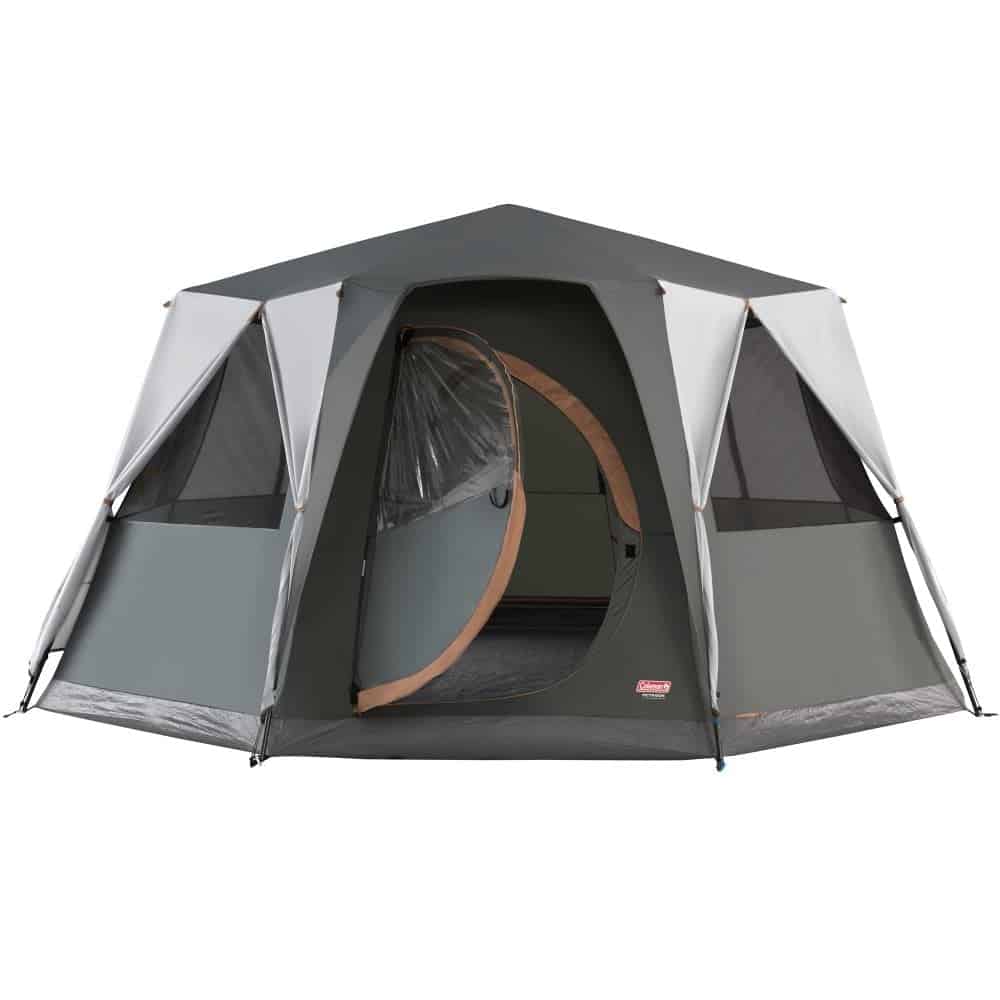 Coleman Cortes Octagon Family Multi-Sided Tent Grey