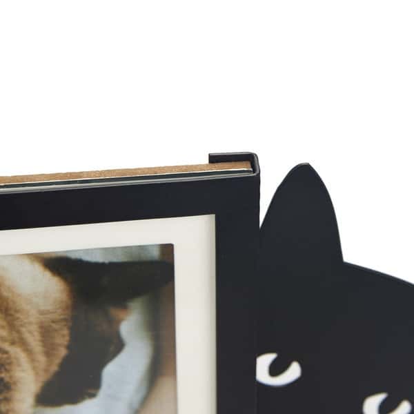 Espaço reservado Balvi Porta-retratos Gato oculto – Vertical
