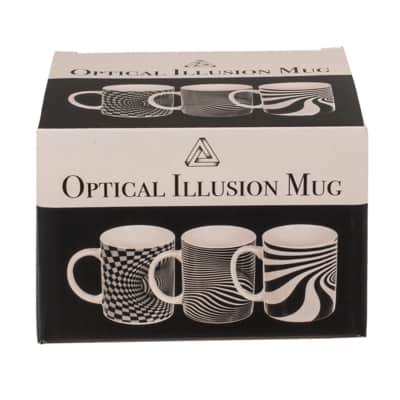 Out of the Blue Mug Optical Illusion