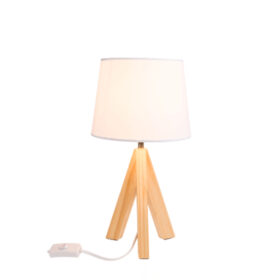 Out of the Blue Table Lamp with Wooden Feet