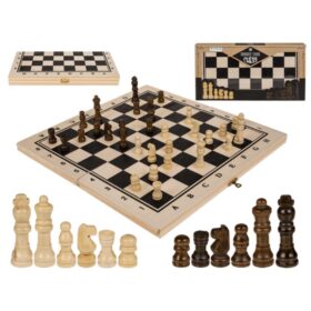 Out of the Blue houten schaakbordspel