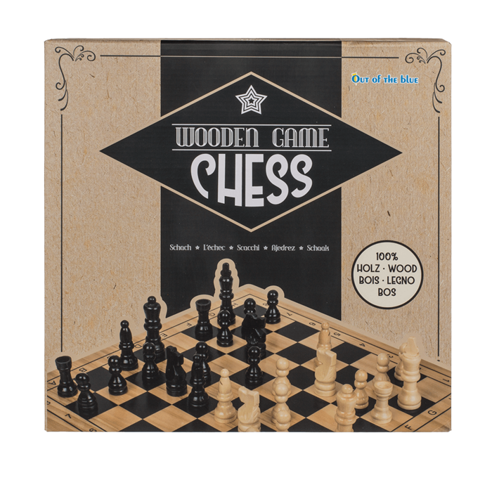 Out of the Blue Wooden Game Chess