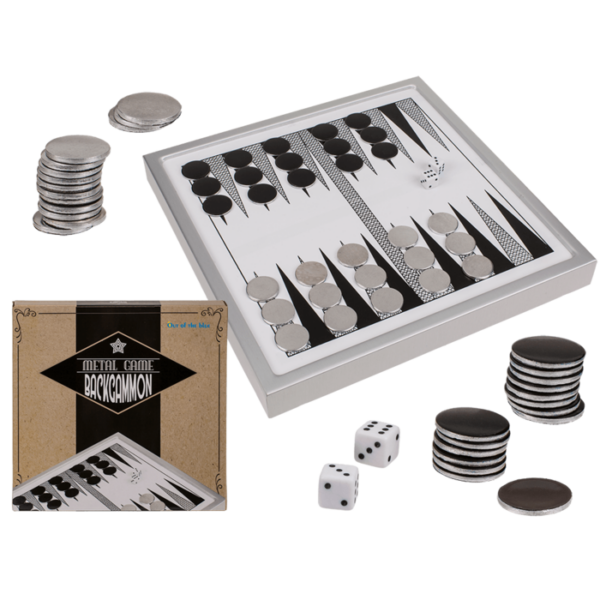 Out of the Blue Metal Game Backgammon