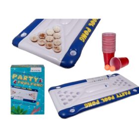 Fora do jogo Blue Air Mattress Pool Pong