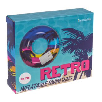 Out of the Blue Inflatable Swim Ring Palm Trees
