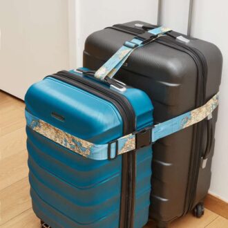 Kikkerland Luggage Straps World Traveller