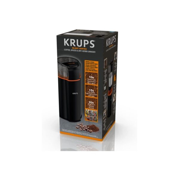 Krups Silent Vortex GX 3328 3-in-1 Coffee Grinder