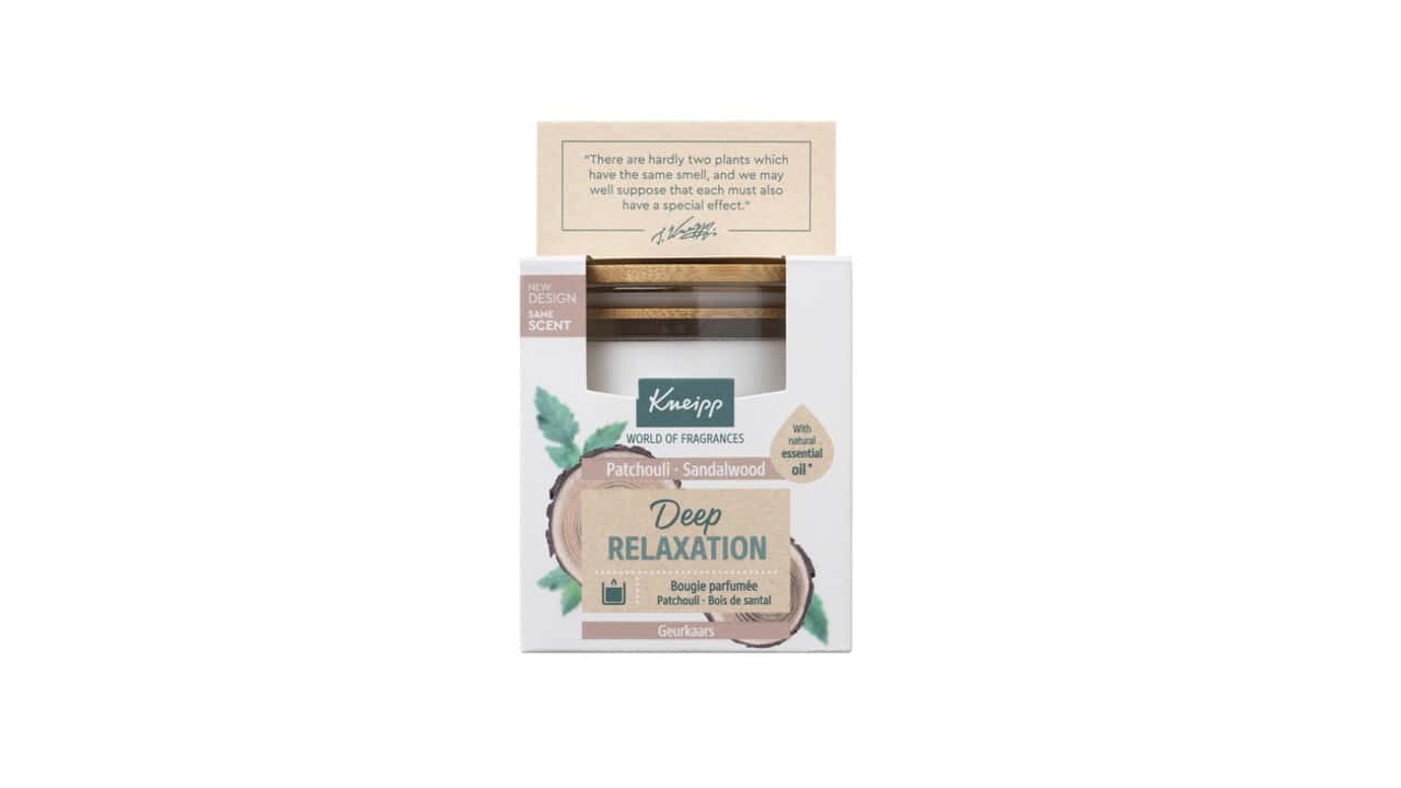 Kneipp Perfumed Candle Be Sandalwood-Patchouli