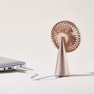 Lexon Design WINO Mini Portable Wireless Fan - Gold