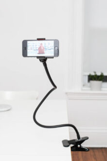 Kikkerland_Gooseneck_Flexible_Phone_Holder