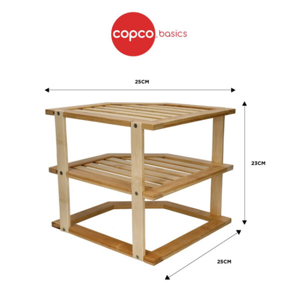 COPCO_bambusa_3 līmeņa_virtuves_stūra_uzglabāšanas_plaukts