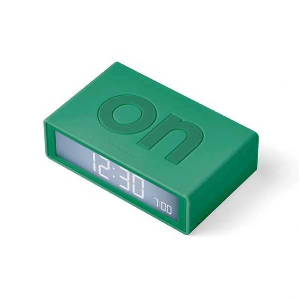 Lexon_Design_FLIP+Travel_Alarm_Clock-Green_Emerald