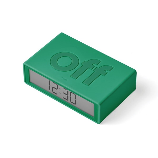 Lexon_Design_FLIP+Travel_Alarm_Clock-Green_Emerald