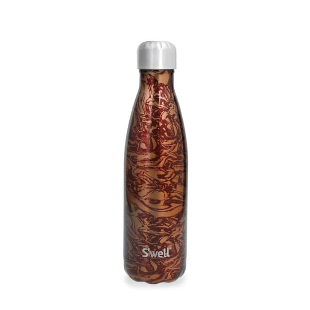 S'well Water Bottle 500ml - burgundy-swirl