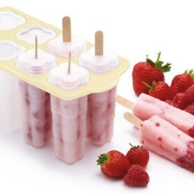 KitchenCraft Deluxe BPA-Free Plastic Ice Lolly Moulds