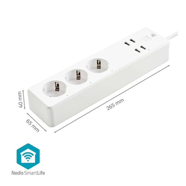 SmartLife Power Strip with UPS and Plugs