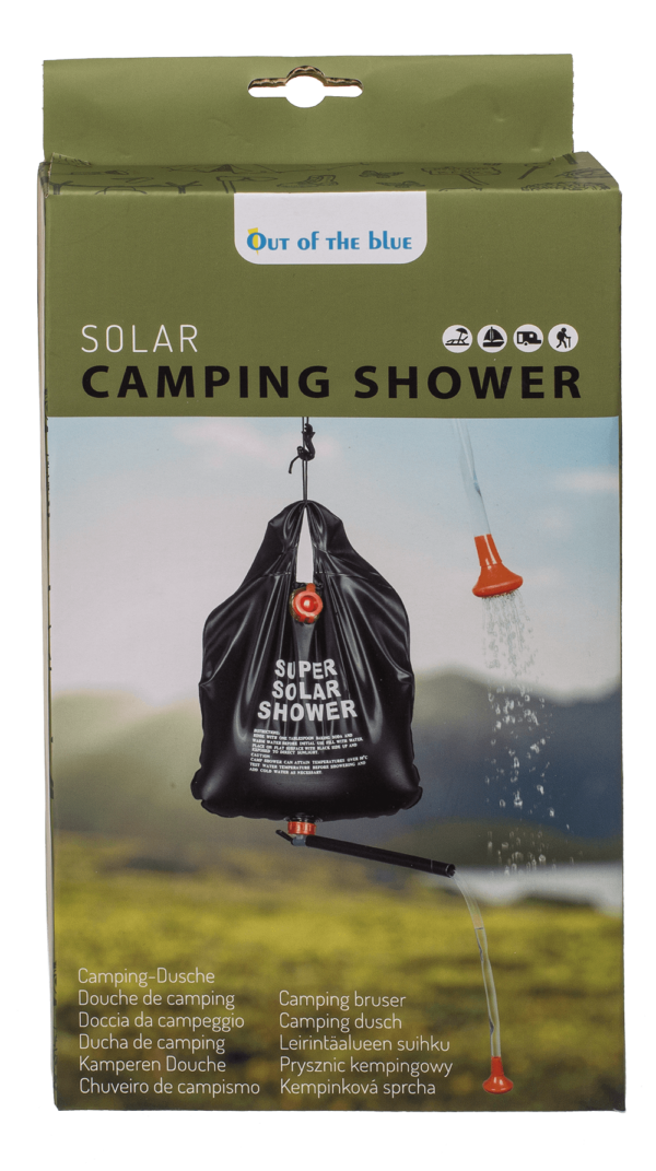 Blue Solar Camping Shower'ist välja