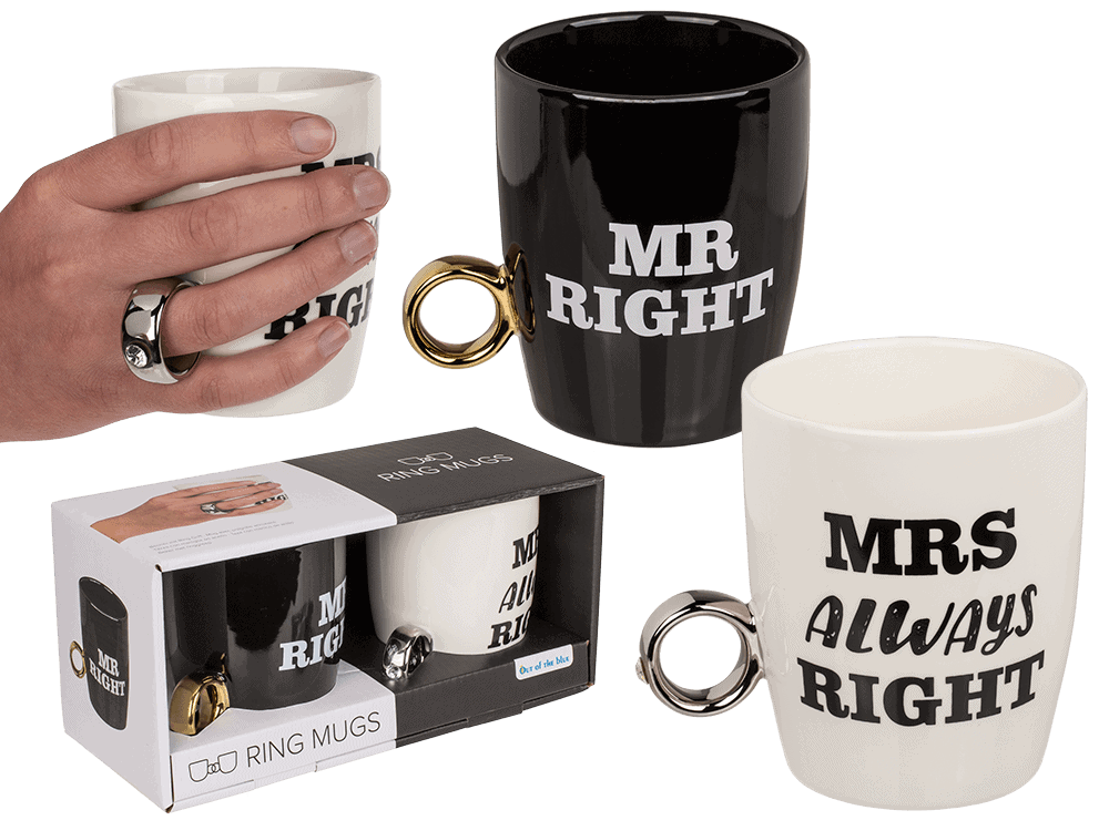 Coffee Mugs Mr right Mrs Always Right