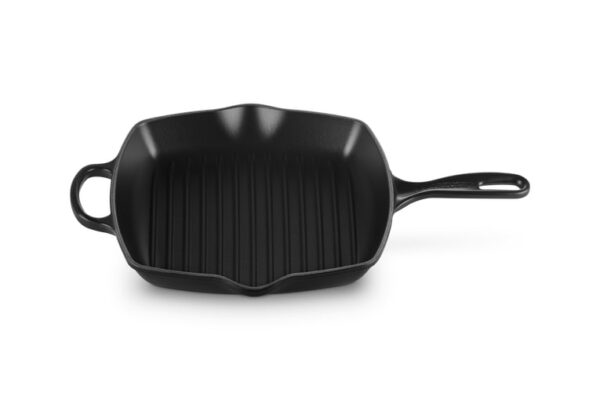 Le Creuset čuguna kvadrātveida Grillit® | 26 cm - melns