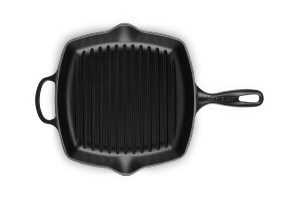 Le Creuset čuguna kvadrātveida Grillit® | 26 cm - melns