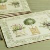 Creative Tops Large Premium Placemats Set -Topiary