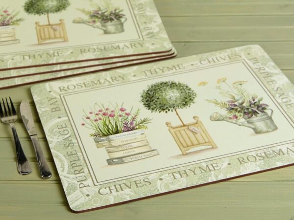 Creative Tops Grote Premium Placemats Set - Topiary