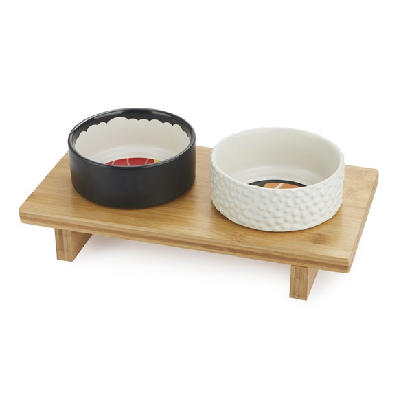 Balvi Pet Feeder Bowl Komeki Set