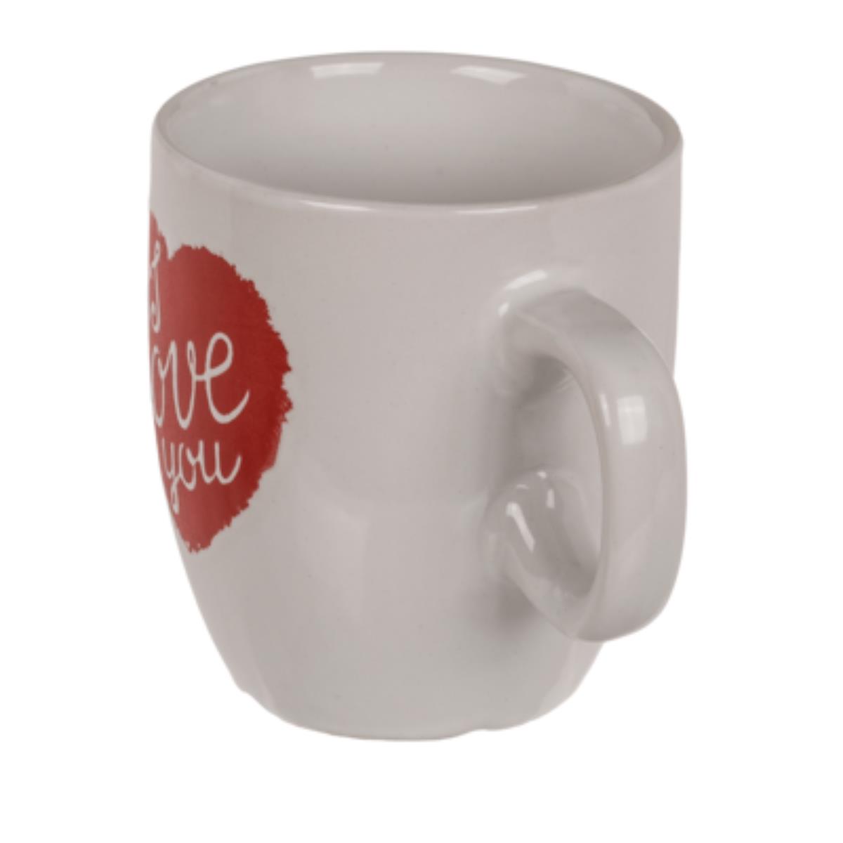 Out of the Blue Stoneware Mug Set  - I love you - 2pcs. - Image 3
