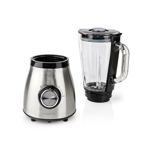 Nedis Stand Blender 800W | 1.5L | 2speed | Black/Silver