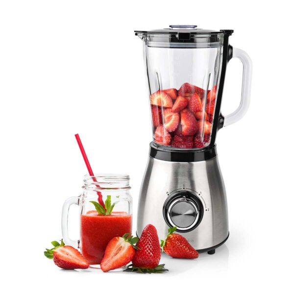 Nedis Stand Blender 800W | 1.5L | 2speed | Black/Silver