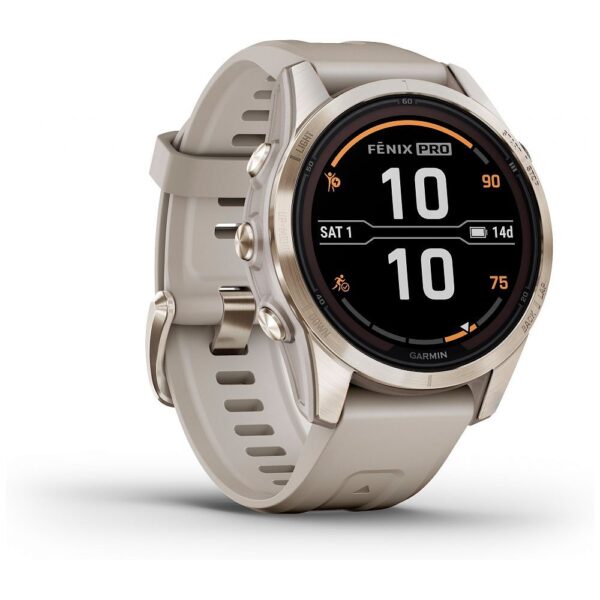 Garmin Fenix® 7S Pro Sapphire Solar | Gold | Sand