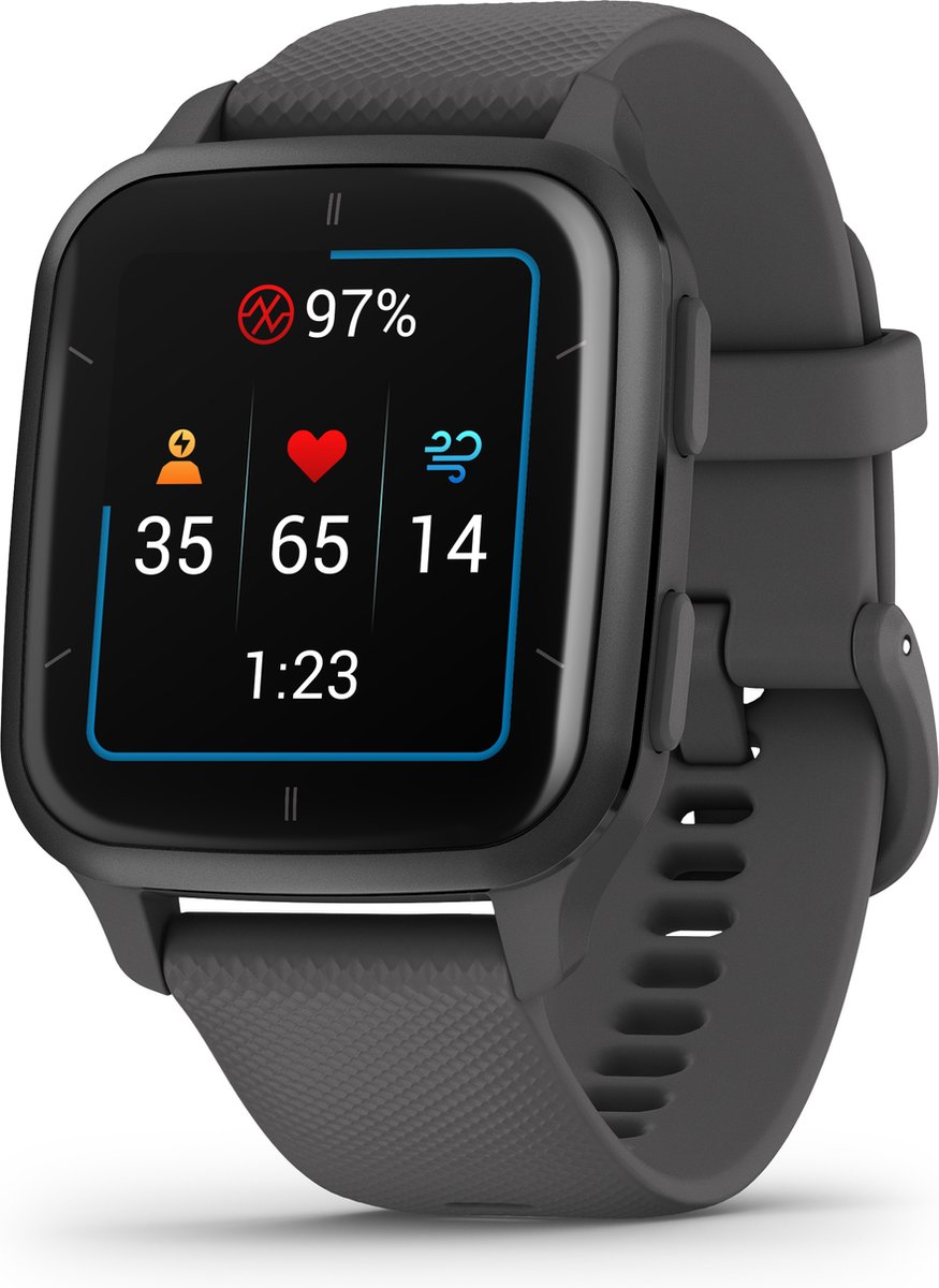 Garmin Venu® Sq 2 Fitness Smartwatch Slate Grey