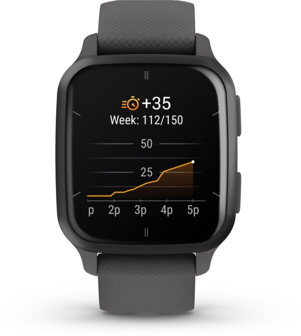 Garmin Venu® Sq 2 Fitness Smartwatch Slate Grey