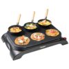 Bestron Party Wok & Crepemaker Set - 6 persons