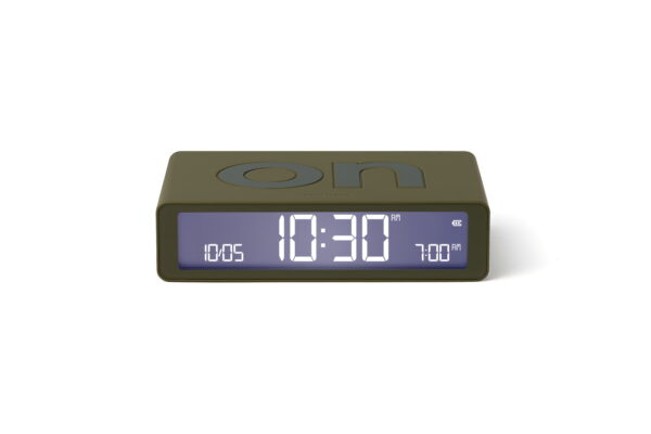 Lexon Design Flip Classic Alarm Clock