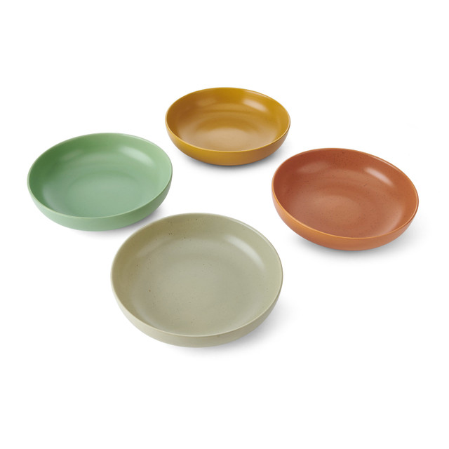 KitchenCraft Idilica Stoneware Pasta Bowls 21cm - 4pcs