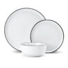 Mikasa Limestone Porcelain Dinner Set - 12pcs - White