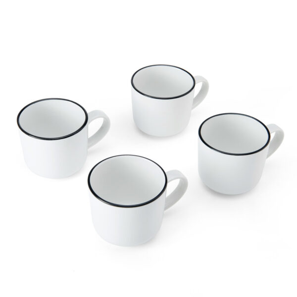 Mikasa Limestone Porcelain Mug 360ml Set - 4 pcs - White