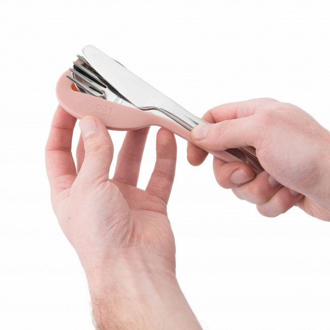 Berghoff Leo Line Travel Cutlery Set Sleeve