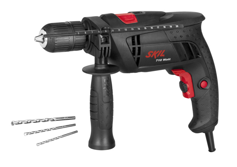 Skil Corded Impact Hammer Drill } 710W | Variable Speed