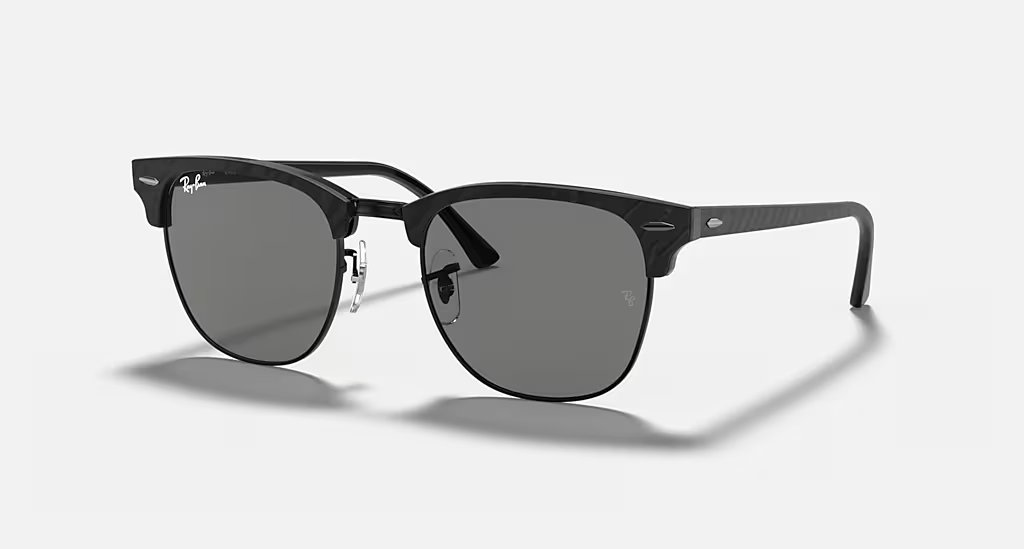 Ray-Ban Clubmaster Marble | Black/Grey | Size L