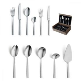 Amefa Ventura Cutlery Set | 78pcs | 12 persons | Wooden Box