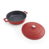 MasterClass Cast Aluminium Casserole 4L. - Red