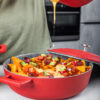 MasterClass Cast Aluminium Casserole 4L. - Red
