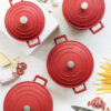 MasterClass Cast Aluminium Casserole 4L. - Red
