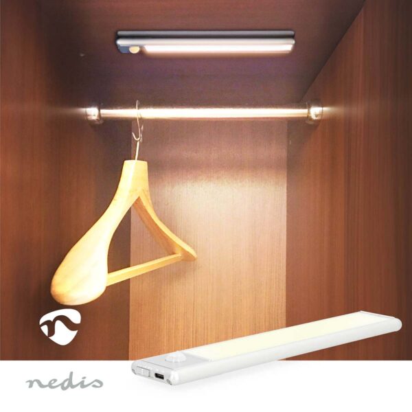 Nedis LED Cabinet Light 110lm - Rechargeable - Motion Sensor