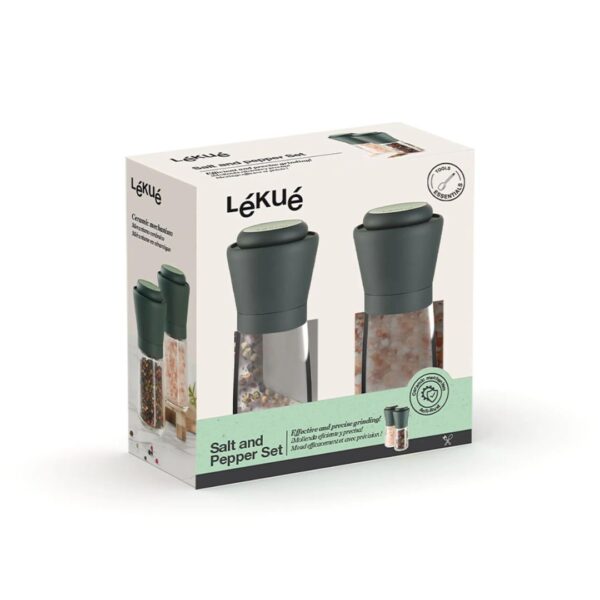 Lékué Salt and Pepper Mills - Set 2pcs