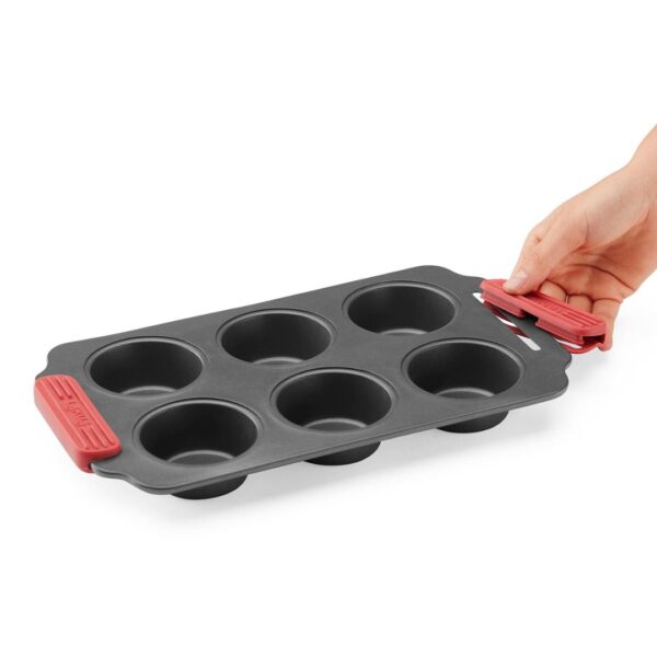 Lékué Cake Mould - Carbon Steel - NonStick - 6 Muffins