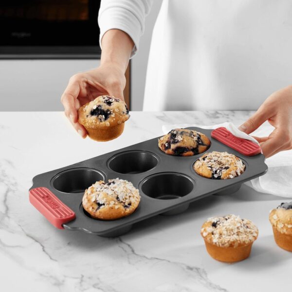 Lékué Cake Mould - Carbon Steel - NonStick - 6 Muffins