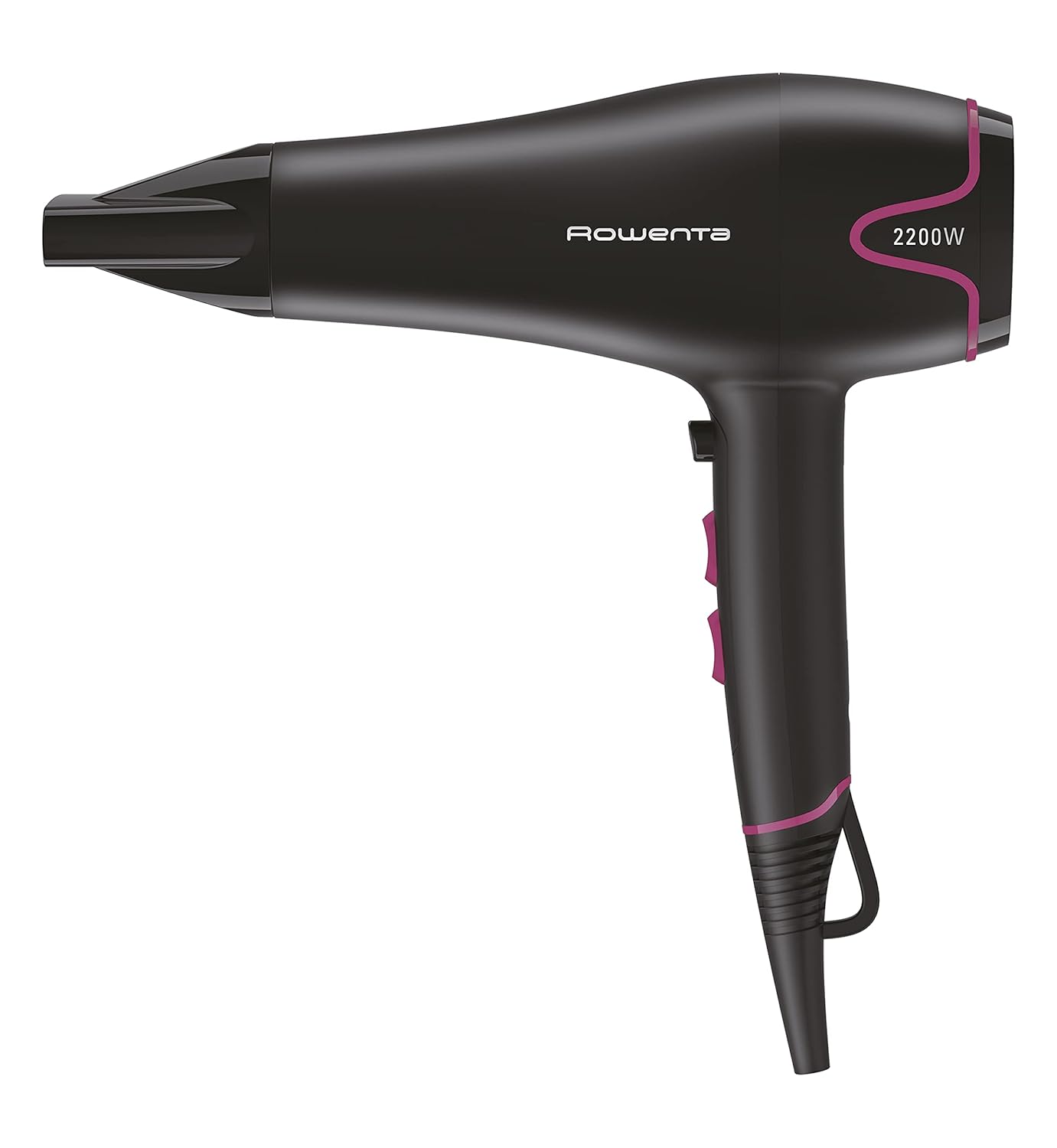 Rowenta Hair Dryer Elite Motion Dry 2200W Black Pink